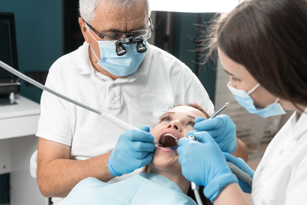 Stages of healing after dental implant procedure